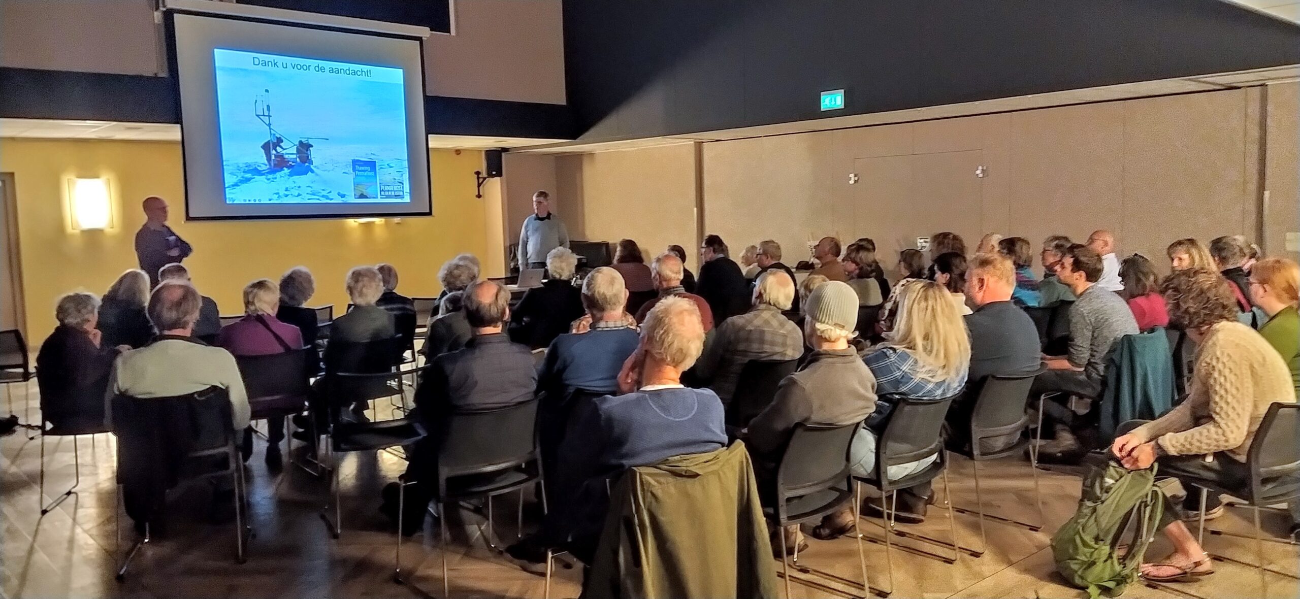 Drukbezochte lezing over Permafrost